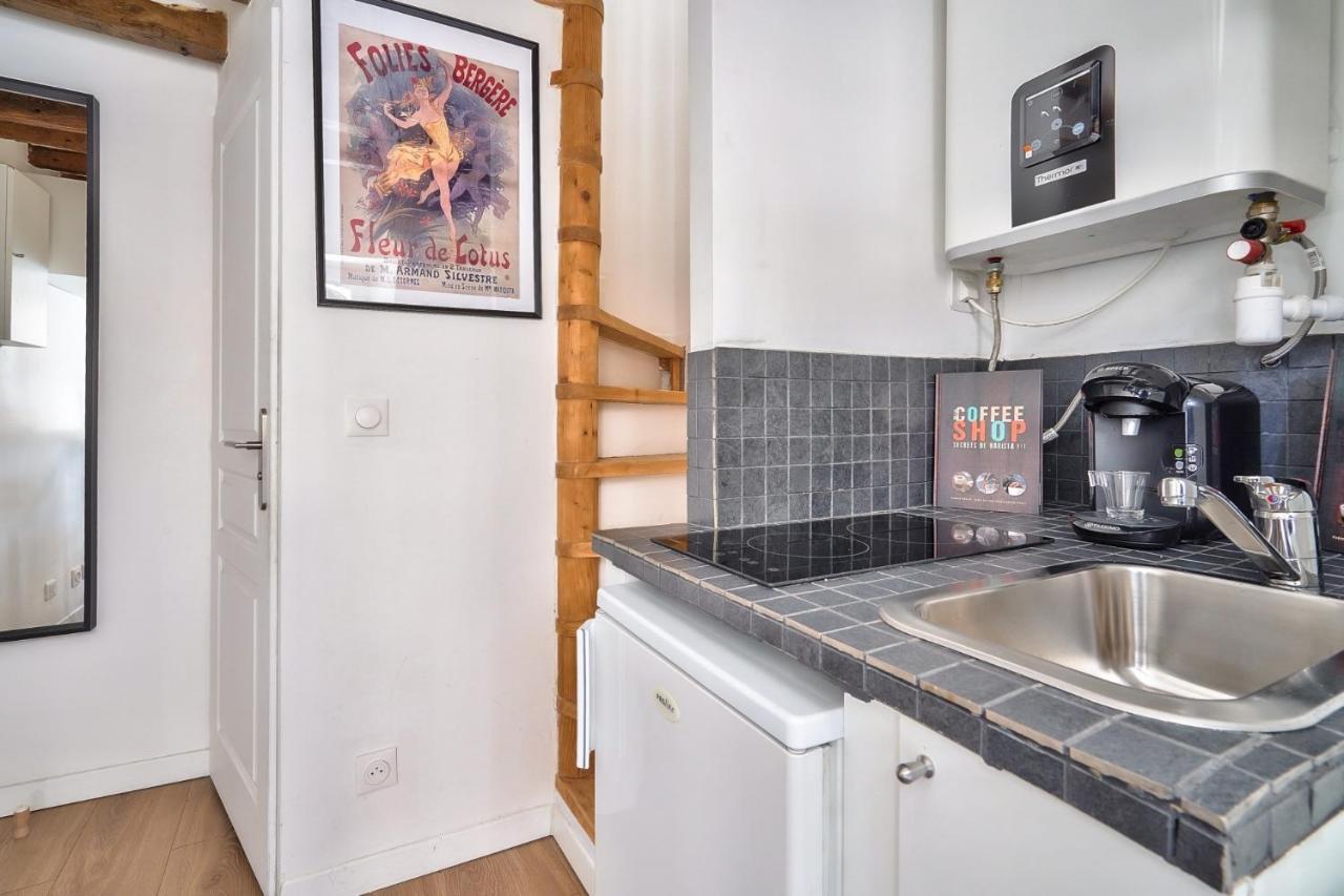 Cute And New Studio Duplex In The Heart Of Paris Bagian luar foto